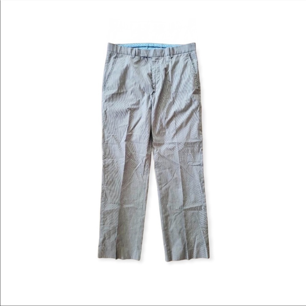 GAP straight fit men pants gray cotton 36 x 32